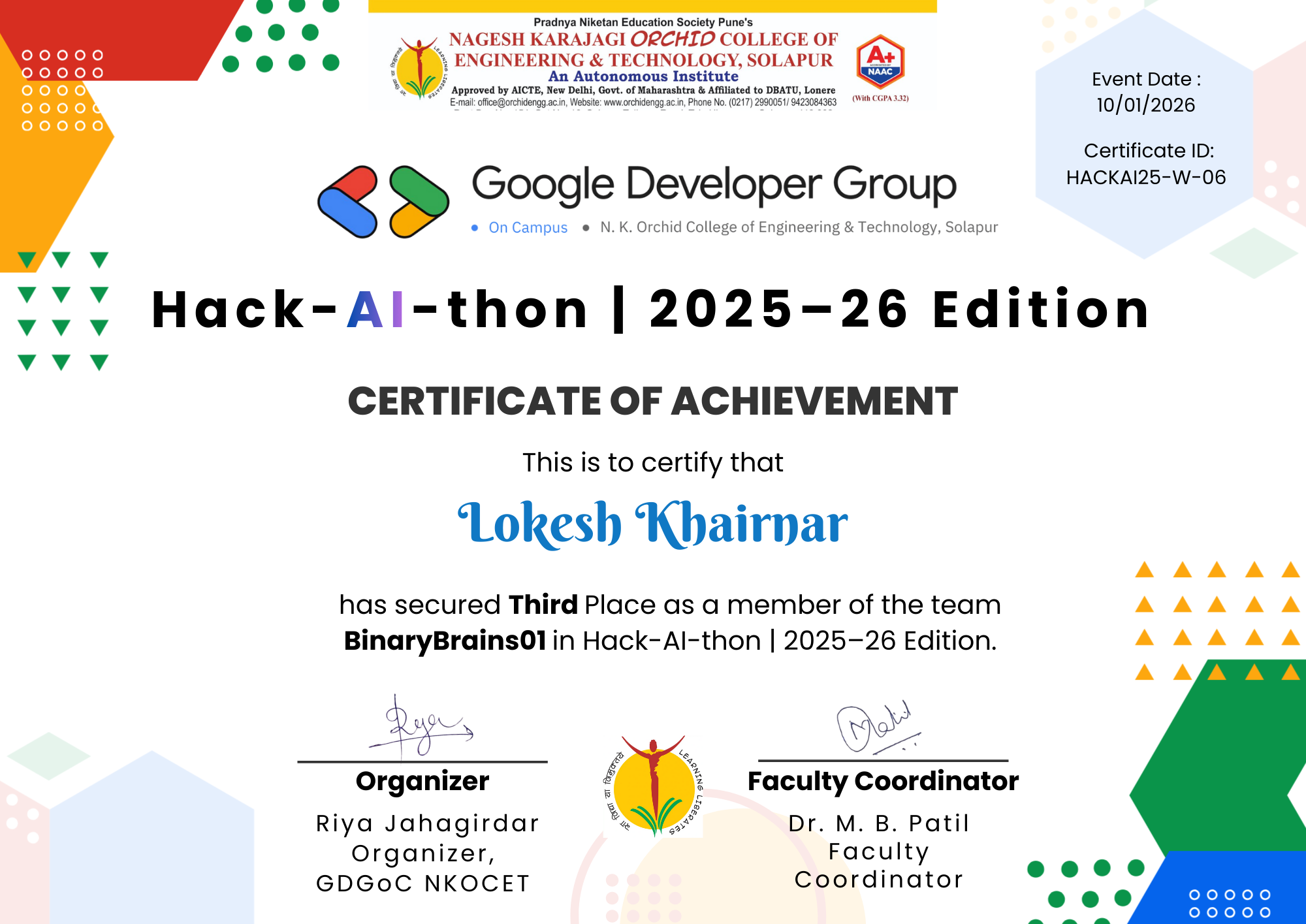Hack-AI-Thon 2025-2026 - 3rd Place